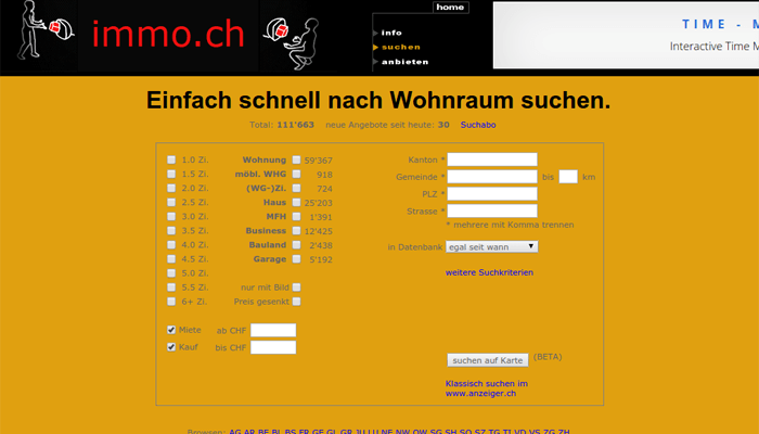 immo.ch - Real estate system